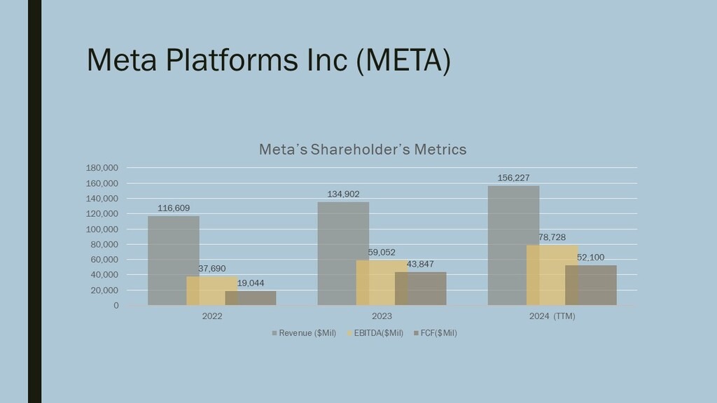 META Financial Summary