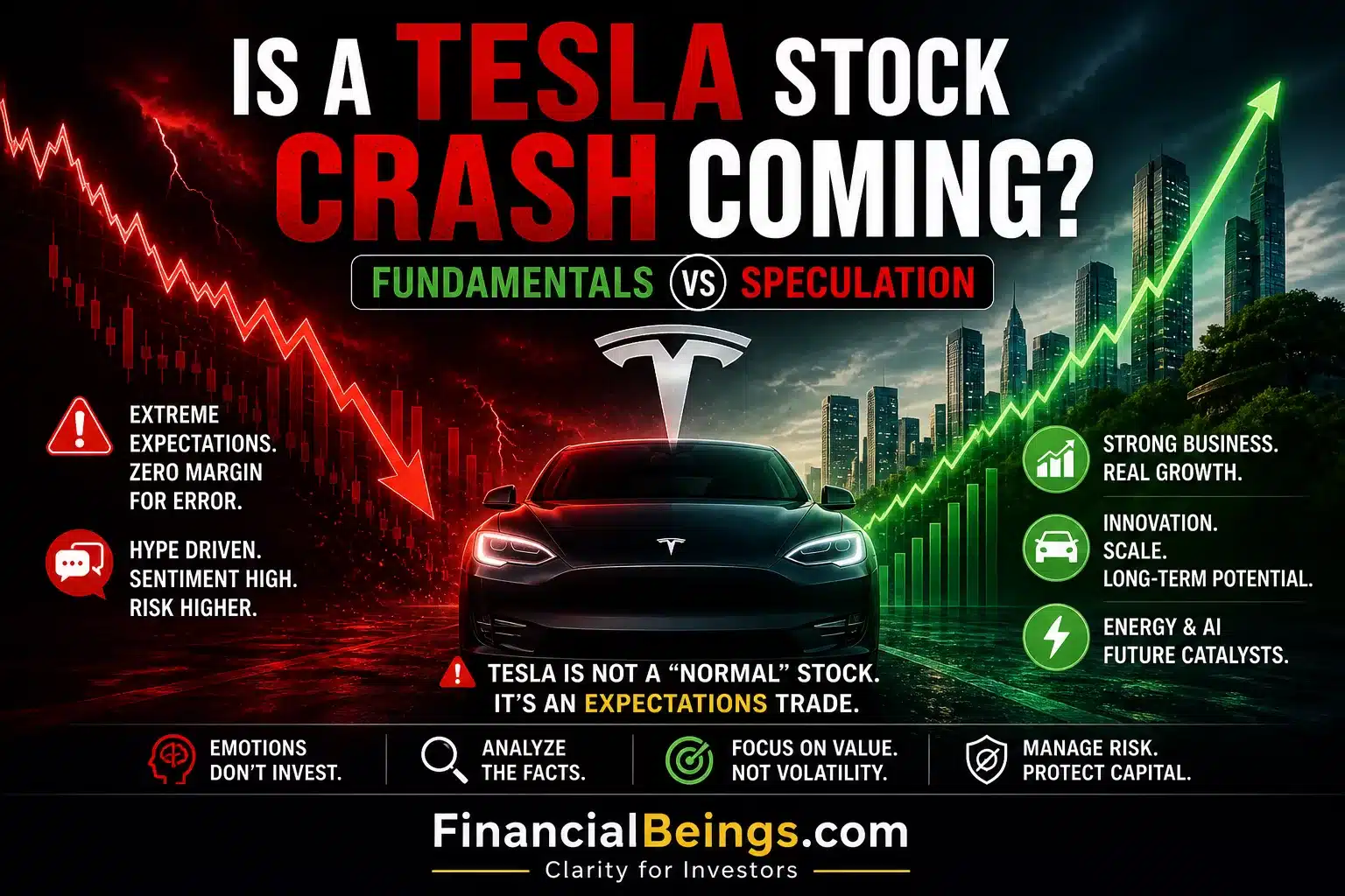 Is a Tesla Stock Crash Coming Fundamentals vs Speculation