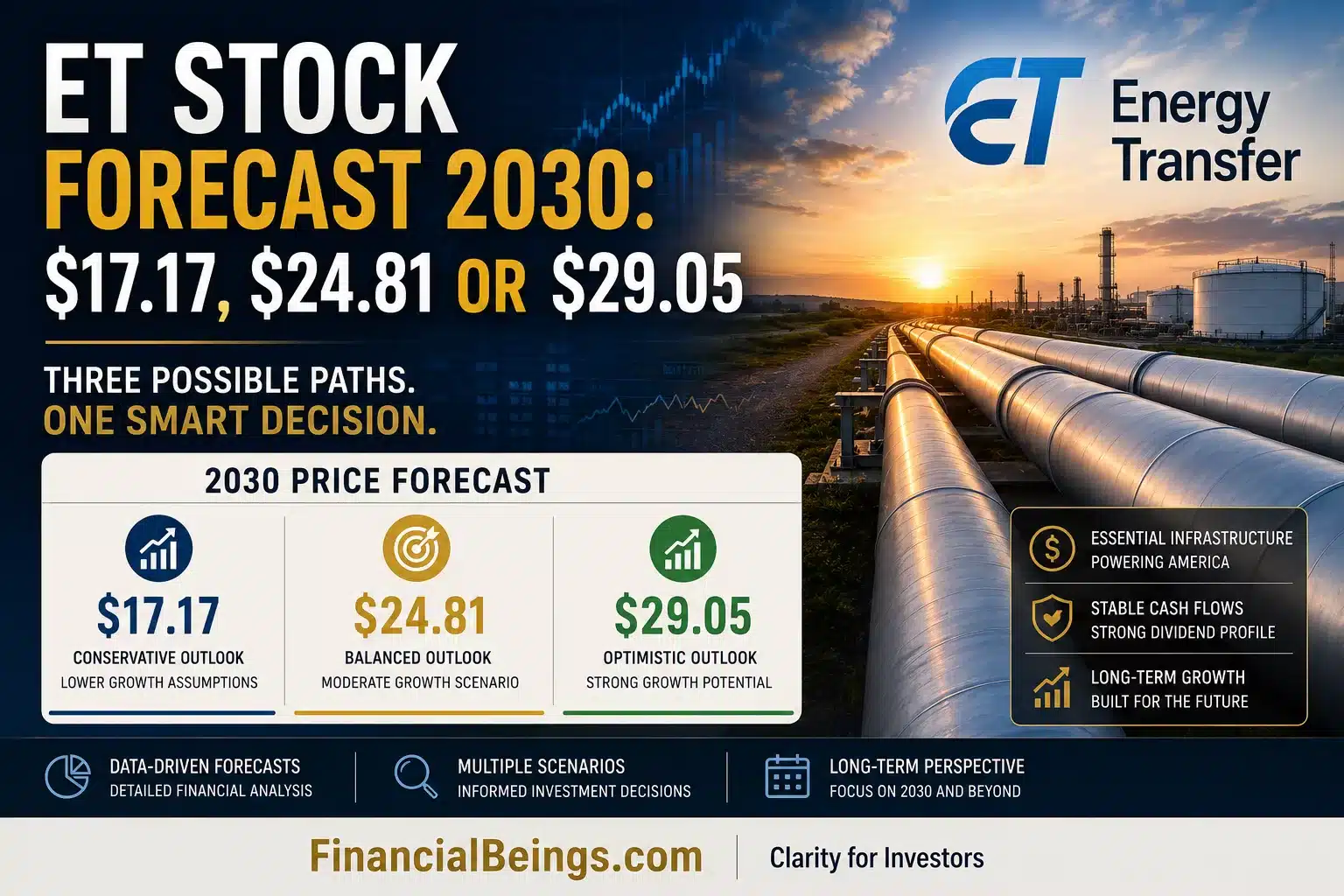 ET stock forecast 2030